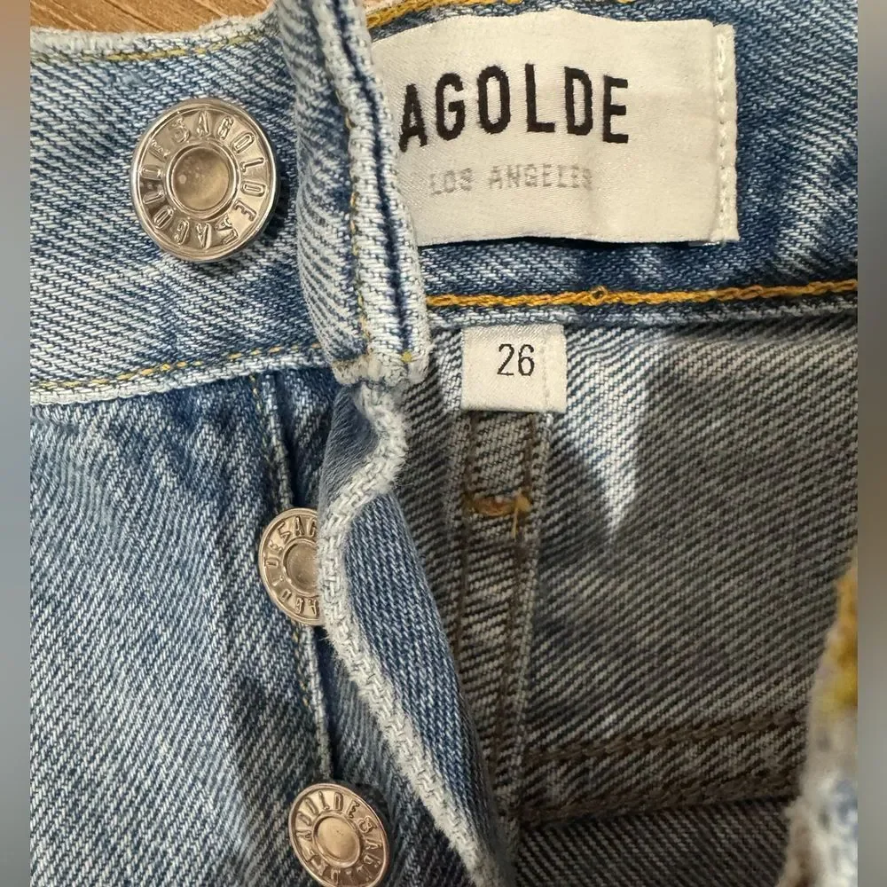 NWT AGOLDE Parker Vintage Cut Off shorts in “Swapmeet”